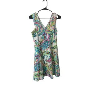 Lilly Pulitzer Dahlia Dress Toucan Play Sleeveless Small Tropical Fit And‎ Flare